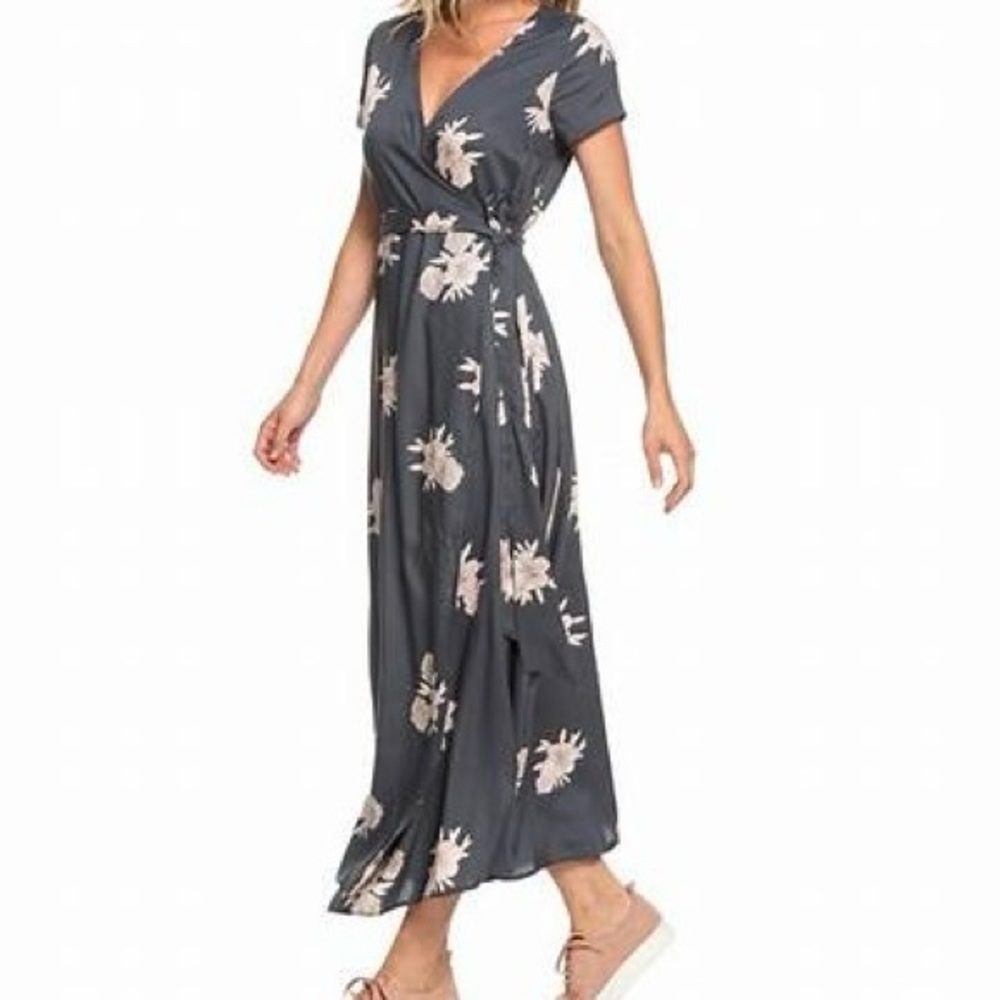 ROXY District Day Maxi Wrap Dress